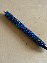 Load image into Gallery viewer, Rhinestone Blue Colorshift Pen
