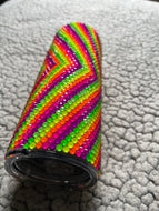 Neon Stripes Rhinestone