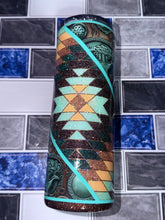 Load image into Gallery viewer, Teal Tooled
