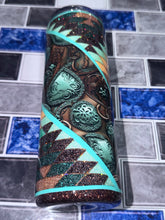 Load image into Gallery viewer, Teal Tooled
